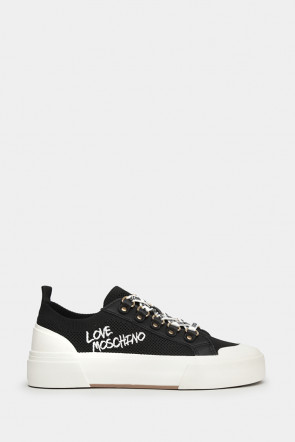 Жіночі кеди Love Moschino чорні - LM15022n