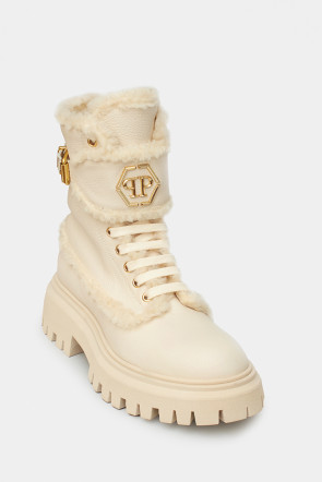 Жіночі черевики Philipp Plein молочні - PP76476m