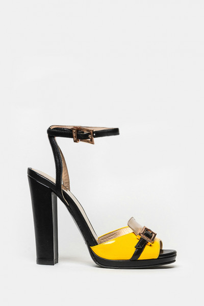 Босоніжки Du Monde жовті - 13424