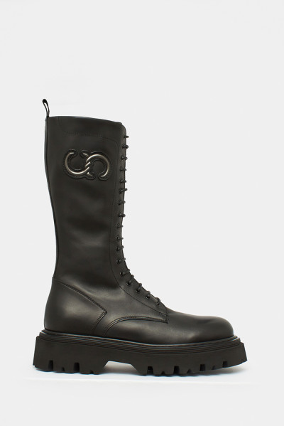 Жіночі комбати Casadei чорні - 15234n