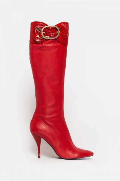 Чоботи Du Monde червоні - 9040 photo №1 Чоботи Du Monde червоні - 9040