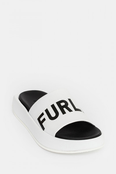 Жіночі шльопанці Furla білі - FR20rea