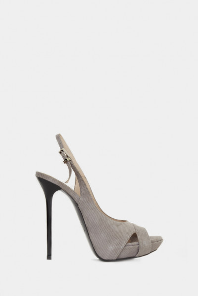 Жіночі босоніжки Du Monde сірі - 11575g