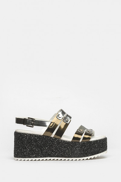 Босоніжки Genuin Vivier срібло - 22736