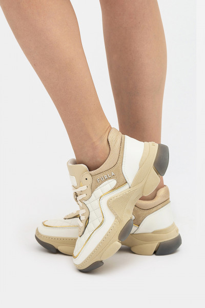 Жіночі кросівки Furla білі - 84796