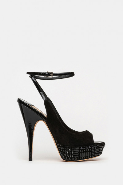 Босоніжки Twice чорні - 92092