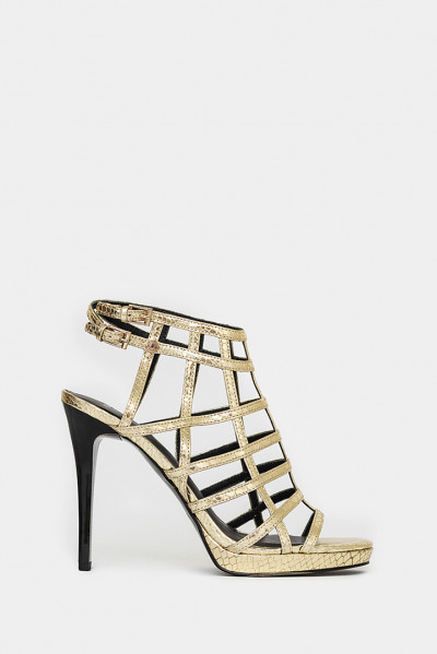 Жіночі босоніжки Versace Jeans золоті - BS83