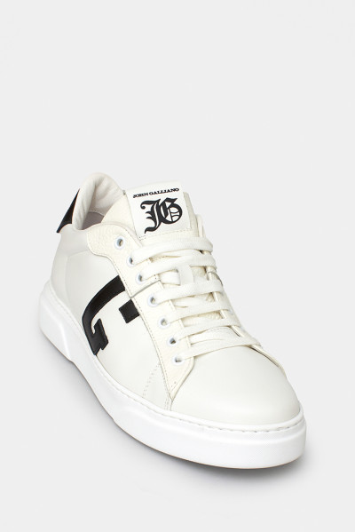 Чоловічі кеди John Galliano білі - JG14678w