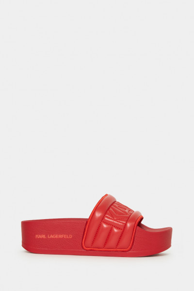Жіночі шльопанці Karl Lagerfeld червоні - KL80825r