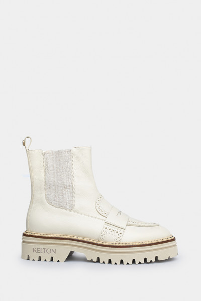 Жіночі челсі Kelton молочні - KT3802b