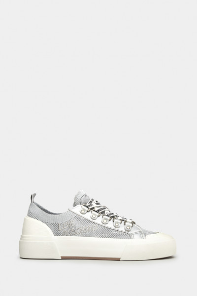 Жіночі кеди Love Moschino сріблясті - LM15022s