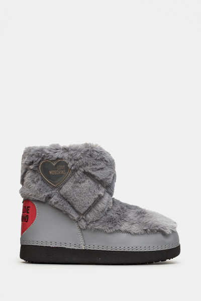 Жіночі moonboots Love Moschino сірі - LM24232g