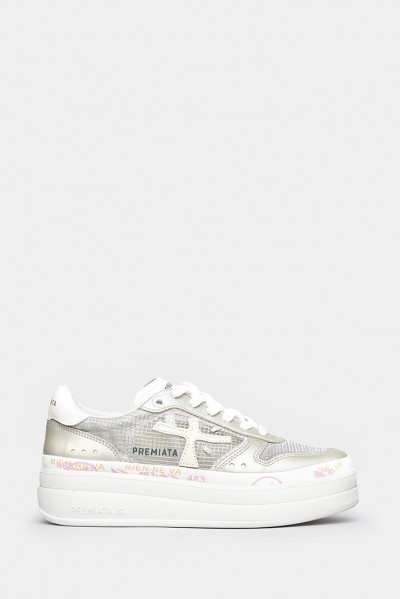 Жіночі кеди Premiata сріблясті - PR6793g