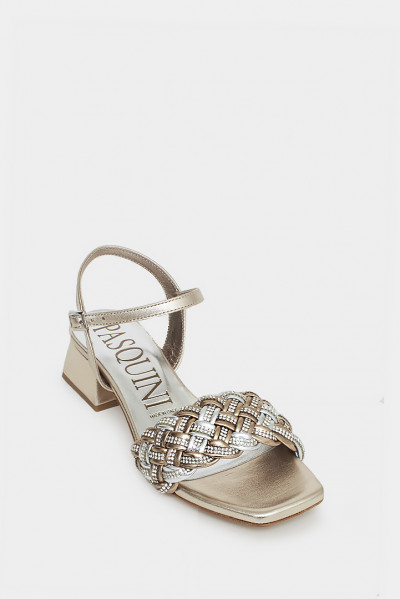 Жіночі босоніжки Pasquini бронзові - PS2382nk