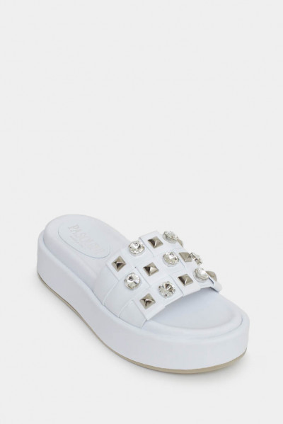 Жіночі шльопанці Pasquini білі - PS2412w