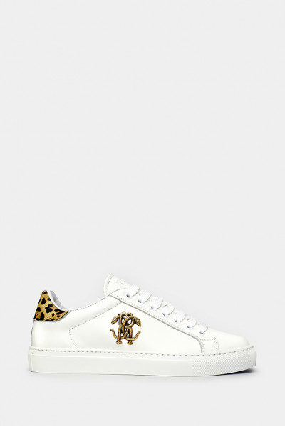 Жіночі кеди Roberto Cavalli білі - RC22402w