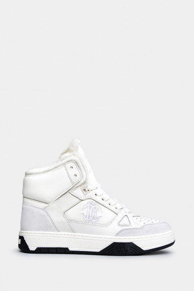 Жіночі кеди Roberto Cavalli білі - RC25619w