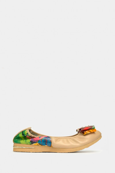 Жіночі мокасини Francesco Valeri бежеві - 230a1