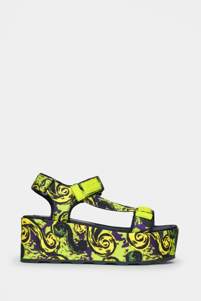 Жіночі босоніжки Versace Jeans зелені - VJS09gr