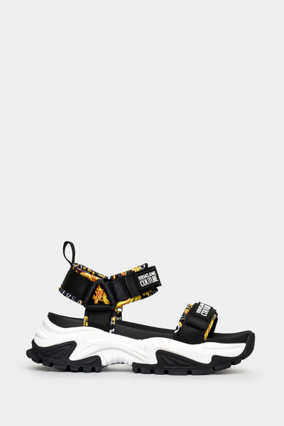 Жіночі босоніжки Versace Jeans чорні - VJSVDn