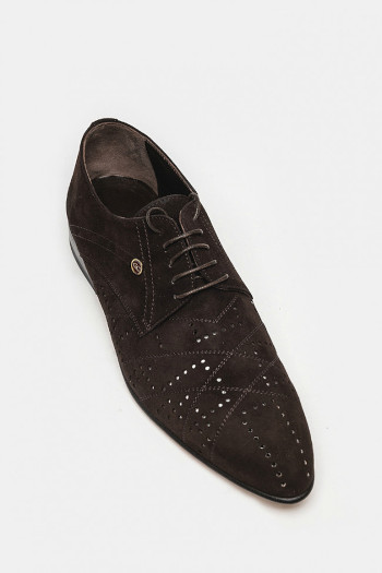 Как ухаживать за обувью из замши в любое время года - мужские замшевые коричневые туфли