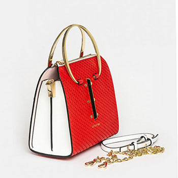 Итальянские бренды сумок: сумка красная Cromia