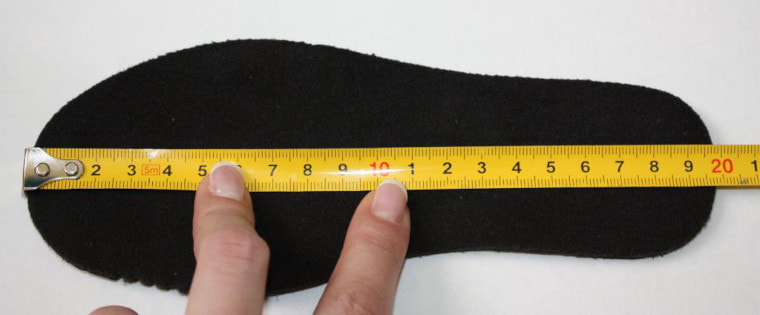 Как определить свой размер обуви-измерение стельки